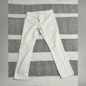 Jordache Women’s Straight Led White Denim Jeans Size 12